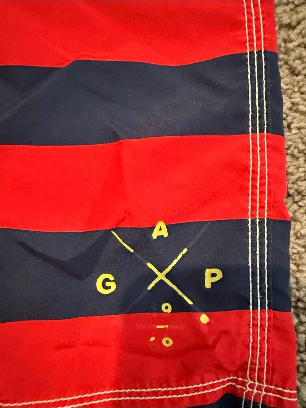 GAP Boy’s Swim Trunks (worn down logo shown on slide 3)